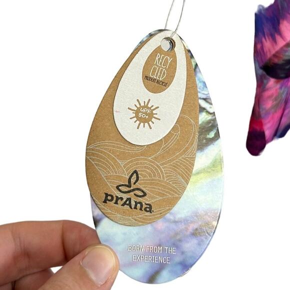 PrAna Supernova Pinwheel Dreaming Tankini Top NWT Women's Sz XS UPF 50+ Stretch - Picture 3 of 7